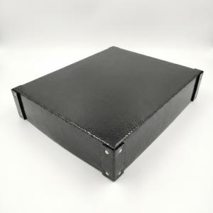 Boîtes, plateaux et séparateurs en carton ondulé antistatique renforcé noir
    